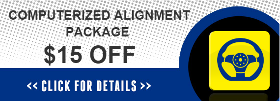 $15 Off Computerized Alignment